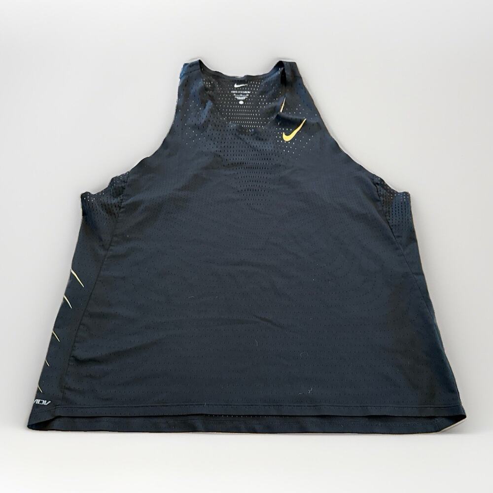 Nike Aeroswift x Jacob Mens Black Dri-Fit ADV Running Singlet XL HQ4195-010